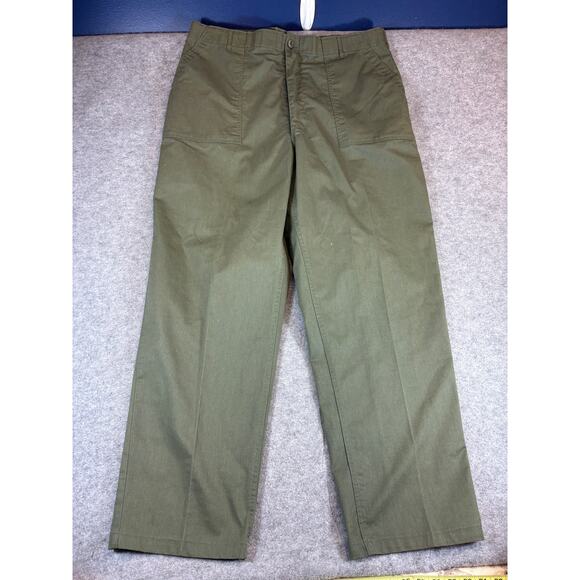 Vintage US Army OG- 507 Trouser Pants Mens 42x33 Green Utility Field Military - Picture 1 of 10